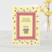 Sie sind unbezahlbar - Geburtstag Karte (Gelbe Blume)