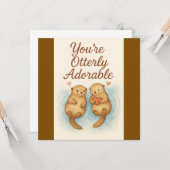 Sie sind unglaublich erfreulich - Niedliche Wasser Karte (Vorderseite/Rückseite Beispiel)