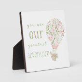 Sie sind unser bestes Abenteuer für kleine Kinder Fotoplatte (Vorderseite)