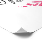 Sie sind unser bestes Abenteuer-Typografie-Poster Poster (Ecke)