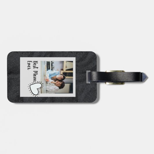 Sie sind unser Foto der Mama Gepäckanhänger (Rückseite horizontal)