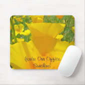 Sie sind unser Office Sunshine! Mousepad Poppy Blu (Mit Mouse)