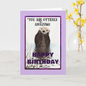 Sie sind völlig Phantastisch Niedlicher Geburtstag Karte (Gelbe Blume)