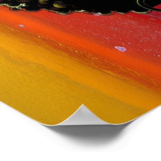 Sie sind vorzüglich | Farbige Frau Poster (Ecke)