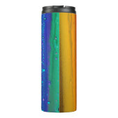 Sie sind vorzüglich | Farbige Frau Thermosbecher (Rückseite)