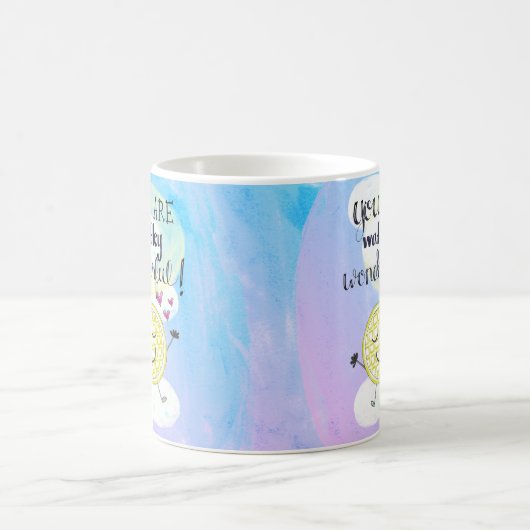 "Sie sind Waffley wunderbare" Tasse (Mittel)