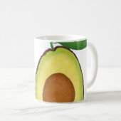 Sie sind, was Sie Avocado-Kaffee-Tasse essen Kaffeetasse (VorderseiteRechts)