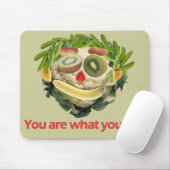 Sie sind, was Sie essen Mousepad (Mit Mouse)