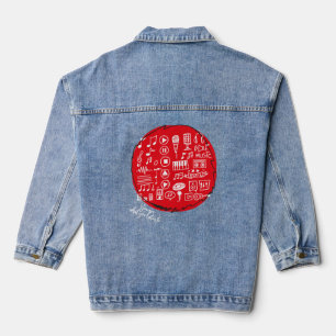 Sie sind, was Sie hören ... Jeansjacke