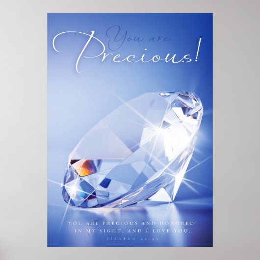 SIE SIND WERTVOLL - Christliche Religiöse Poster (Vorne)