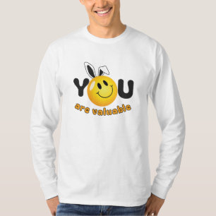 Sie sind wertvolle Motivationskunst - Süßes Herz  T-Shirt