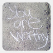 Sie sind wertvolle Sticker (Vorderseite)