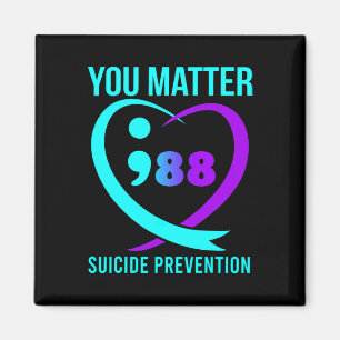 Sie sind wichtig 988 Suizidprävention Bewusstsein Magnet