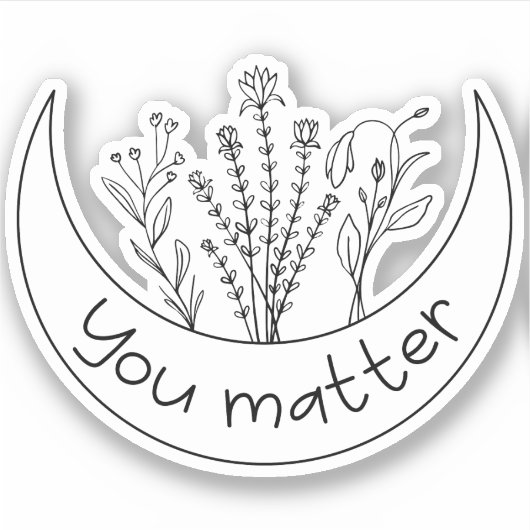 Sie sind wichtig aufkleber (Vorderseite)