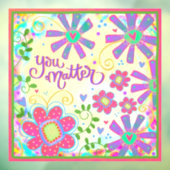 Sie sind wichtig "Inspirivity" Fensterheber Fensteraufkleber (Blatt 3)