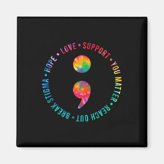 Sie sind wichtig Semicolon Suizidprävention Bewuss Magnet