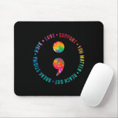 Sie sind wichtig Semicolon Suizidprävention Bewuss Mousepad (Mit Mouse)