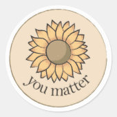 Sie sind wichtig Sticker (Vorderseite)