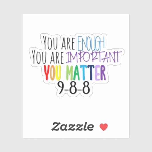 Sie sind wichtig Sticker (Blatt)