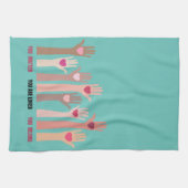 Sie sind wichtig und lieben Affirmation Geschirrtuch (Horizontal)