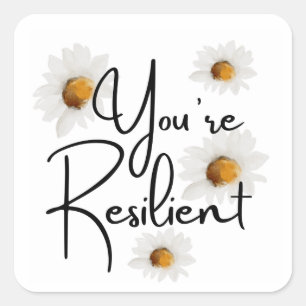 Sie sind widerstandsfähige Aufkleber