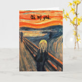 "Sie sind, wie alt?" (Blondinen-) Karte (Gelbe Blume)