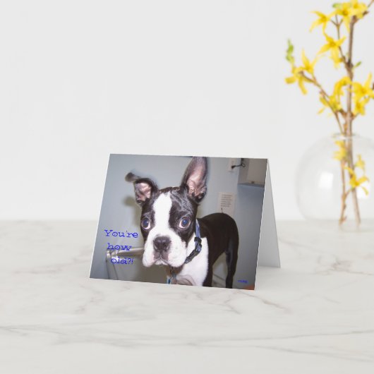 Sie sind, wie alt?! karte (Gelbe Blume)