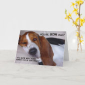 Sie sind, wie alt? karte (Gelbe Blume)