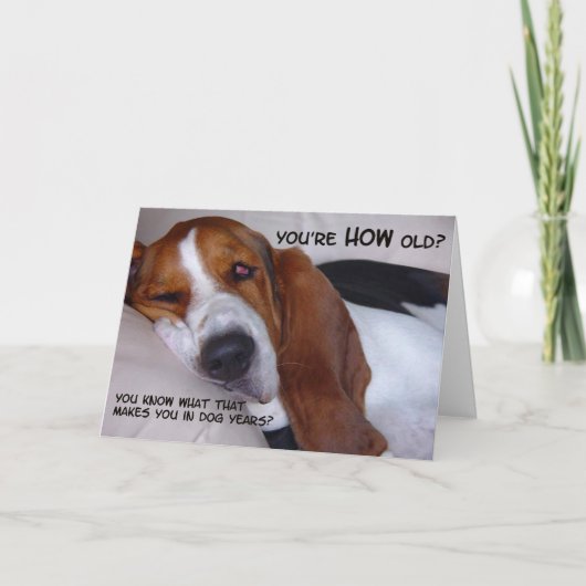 Sie sind, wie alt? karte (Vorderseite)