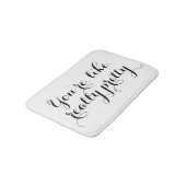 Sie sind wie das wirklich hübsche lustige badematte (Schrägansicht)