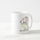 Sie sind wie ein Einhorn Kaffeetasse (VorderseiteRechts)