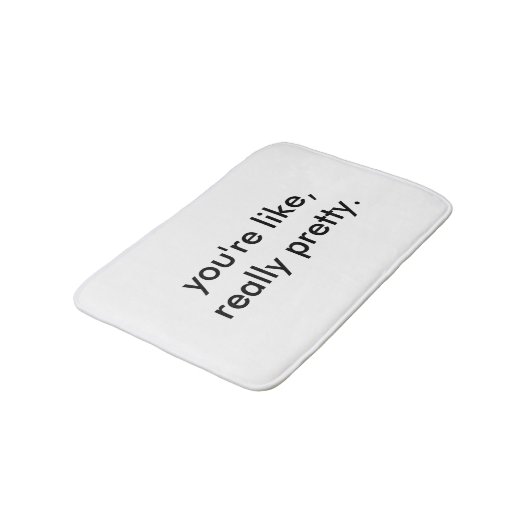 Sie sind wie wirklich hübsche Bad-Matte Badematte (Schrägansicht)