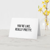 Sie sind wie, wirklich hübsches Notecard Karte (Gelbe Blume)