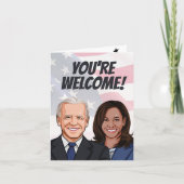 Sie sind willkommen, jetzt schlafen gehen karte (Vorderseite)