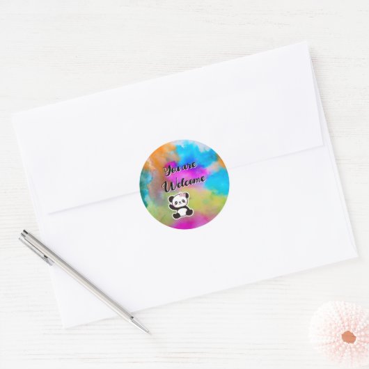 Sie sind willkommene Aufkleber (Umschlag)