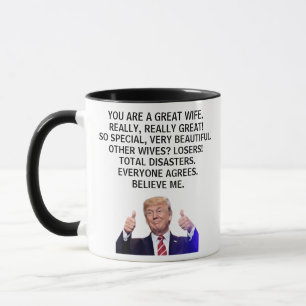 Sie sind wirklich sehr groß, Trump Tasse