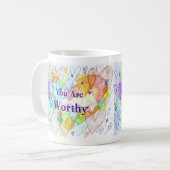 Sie sind wohltätige Tasse Kaffee Cup (Vorderseite Links)