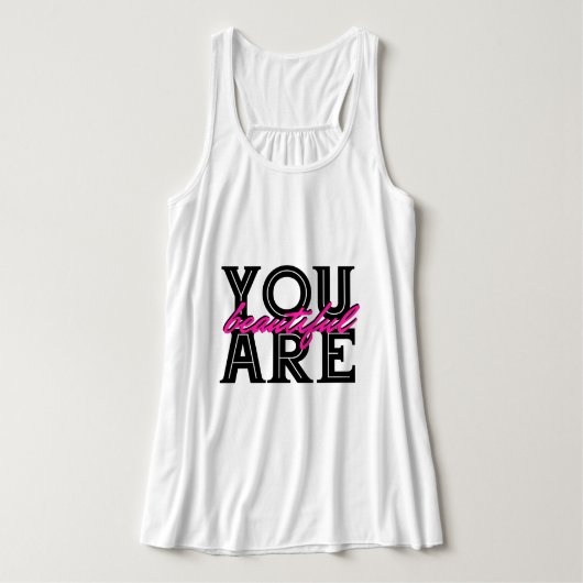 Sie sind wunderbar inspirierend tank top (Design Vorderseite)