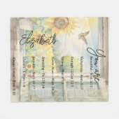 Sie sind wunderschön personalisiert Fleece Blanket (Vorderseite (Horizontal))