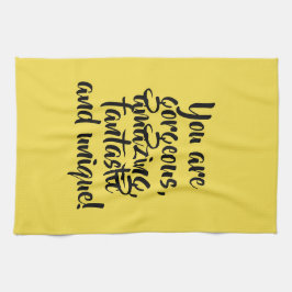 Sie sind wunderschön phantastisch fantastisch einz geschirrtuch