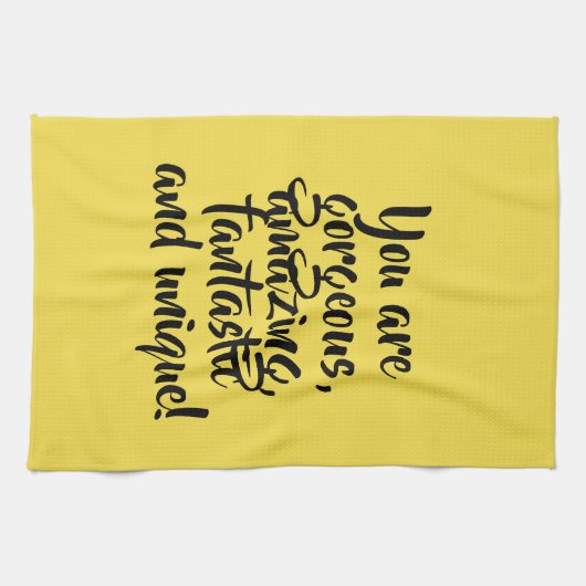 Sie sind wunderschön phantastisch fantastisch einz geschirrtuch (Horizontal)