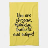Sie sind wunderschön phantastisch fantastisch einz geschirrtuch (Vertikal)