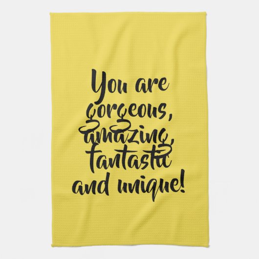 Sie sind wunderschön phantastisch fantastisch einz geschirrtuch (Vertikal)
