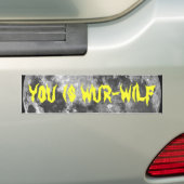 Sie sind Wur-wilf! Autoaufkleber (Auf Auto)
