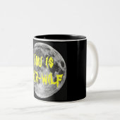 Sie sind Wur-wilf! Zweifarbige Tasse (VorderseiteRechts)