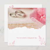 Sie sind zu diesem besonderen Tag eingeladen Einladung (Vorne/Hinten)