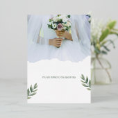 Sie sind zu diesem besonderen Tag eingeladen. Folieneinladung (Stehend vorne)