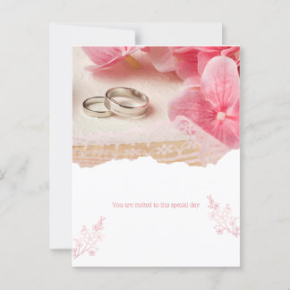 Sie sind zu diesem besonderen Tag eingeladen Postkarte