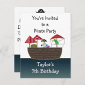 Sie sind zu einem Pira eingeladen... Einladung (Vorne/Hinten)