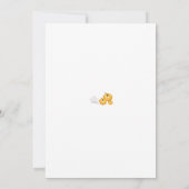 Sie sind zu einer Kürbisschnitzerei eingeladen Ein Einladung (Rückseite)